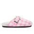 Snuggs Clogs Pink Gingham Pattern